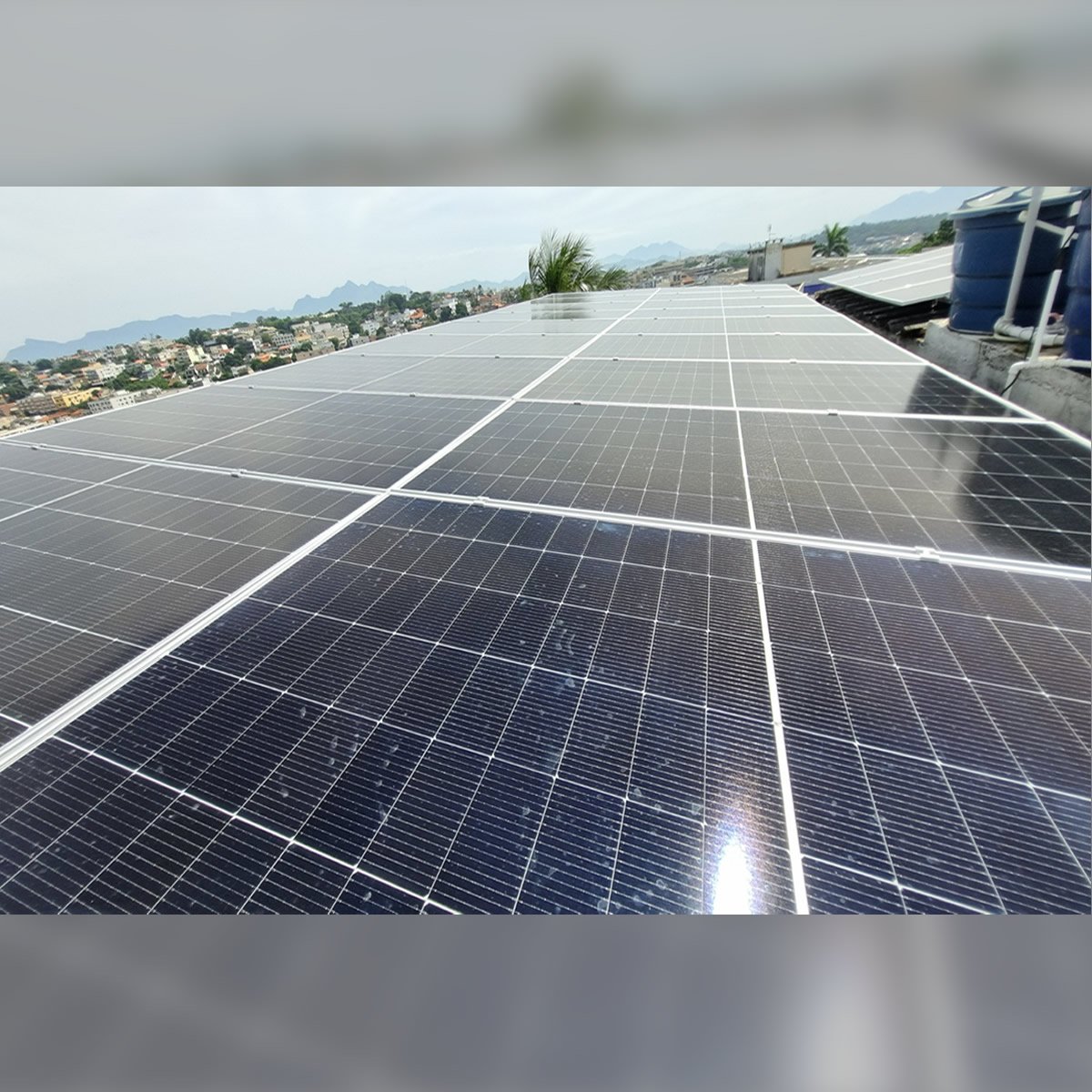 Limpeza painéis solares